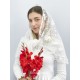 Косынка кружевная для храма "Олюшка" Косынка кружевная для храма "Олюшка"